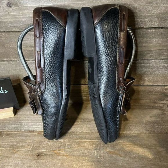 Mens Allen Edmonds Nashua Leather Kilt Tassel Slip On Loafers Shoes Size 9 D GUC - Picture 4 of 6